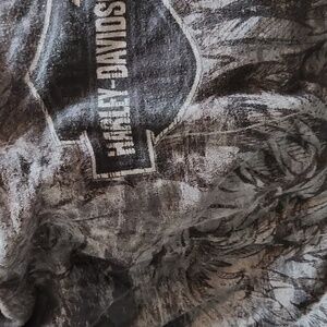 Harley black tie dye
